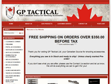 Tablet Screenshot of gptactical.com